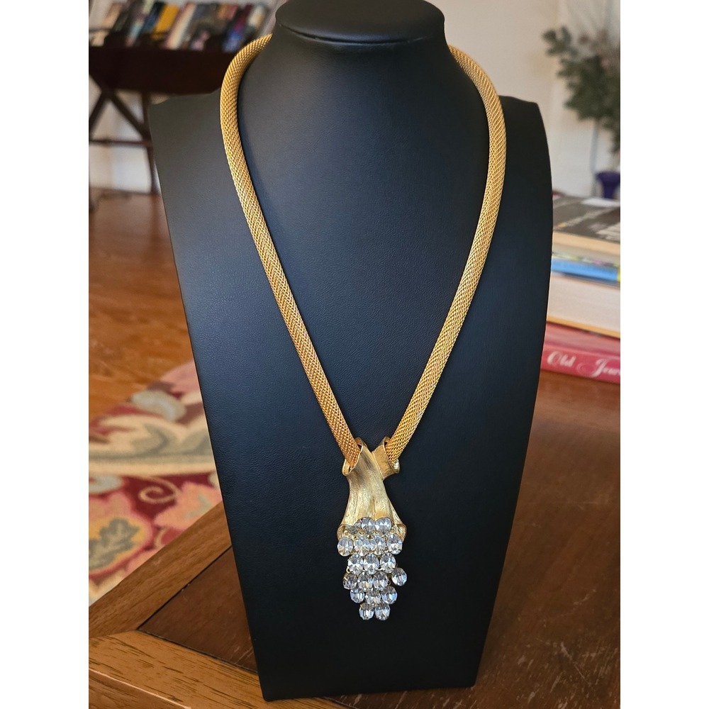 Hobe Unsigned Waterfall Necklace Vintage Stunning!